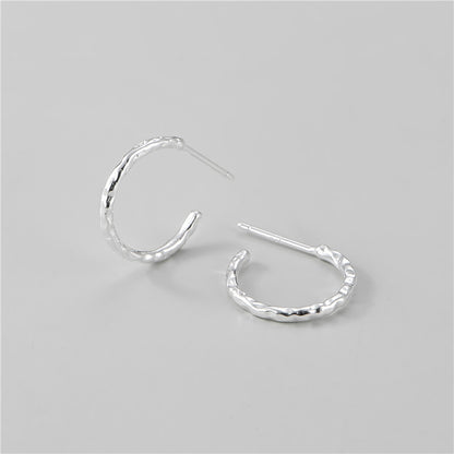 Women's Sterling Silver Niche Design Vintage Earrings-Jewearrings