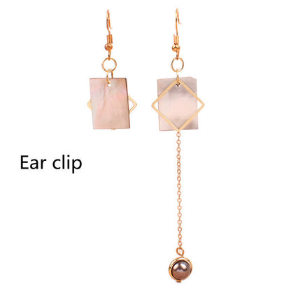 Temperament Long Wild Retro No Pierced Ear Clip Earrings-Jewearrings