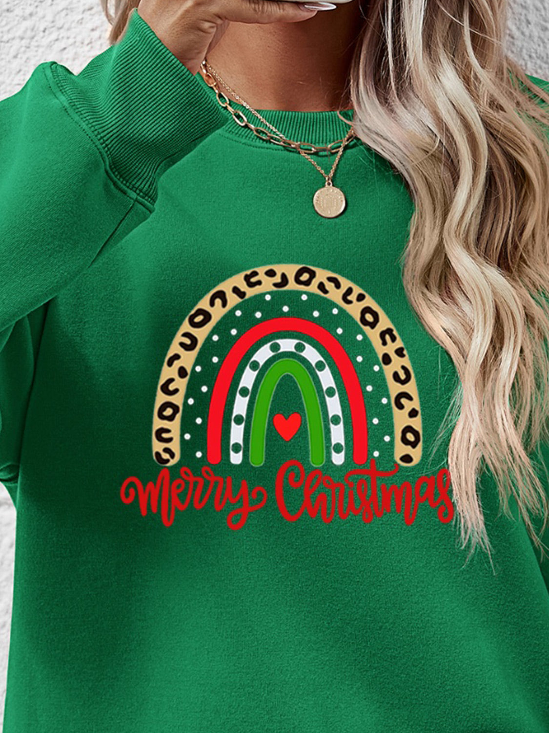 MERRY CHRISTMAS Graphic Sweatshirt-Jewearrings