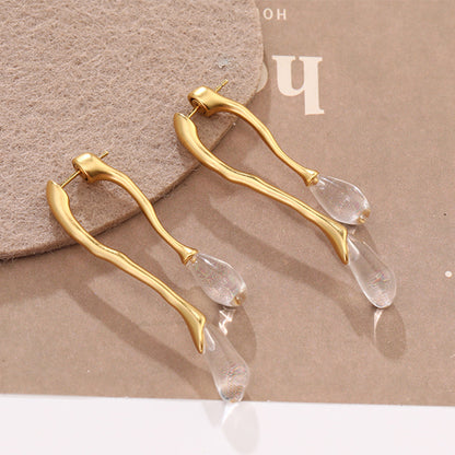 Women's All Match Silver Luxury Sense Earrings-Jewearrings