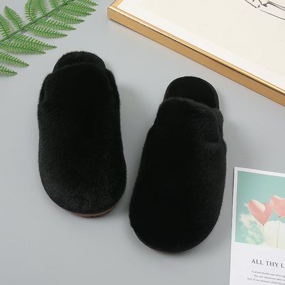 Faux Fur Slippers-Jewearrings