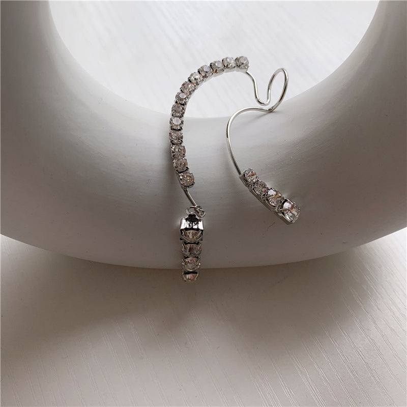 Non-pierced Personalized Fashion Silver Ear Clip Ins Simple Earrings-Jewearrings