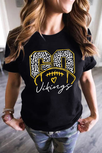 VIKINGS Graphic Short Sleeve T-Shirt-Jewearrings