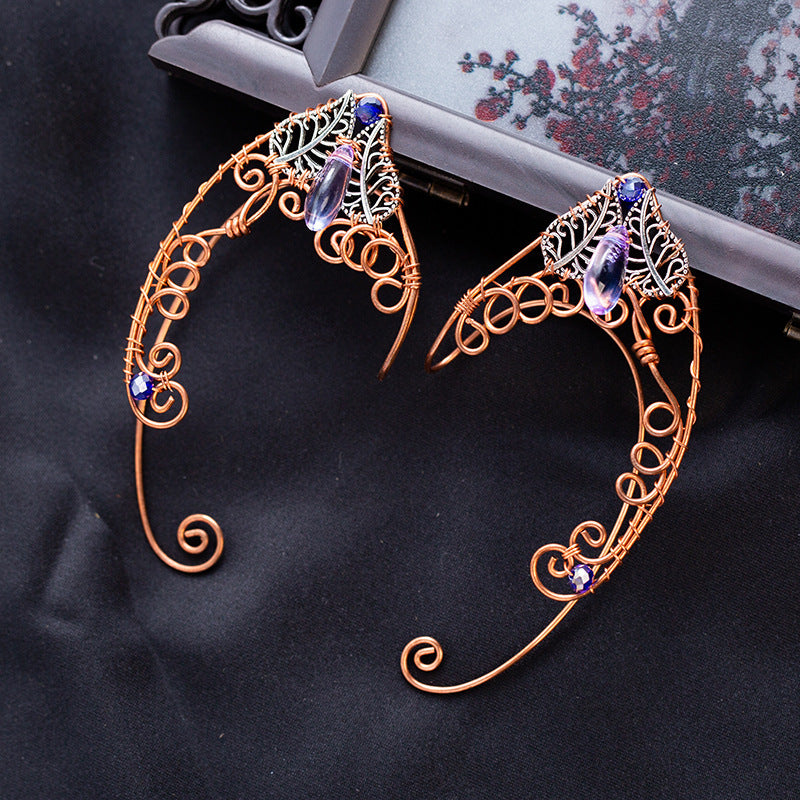 No Pierced Ear Bone Clip Fairy Earrings Exaggerated Ear Hooks-Jewearrings