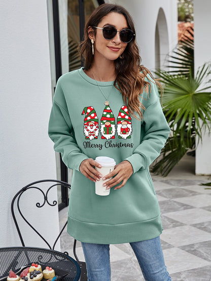 MERRY CHRISTMAS Graphic Sweatshirt-Jewearrings