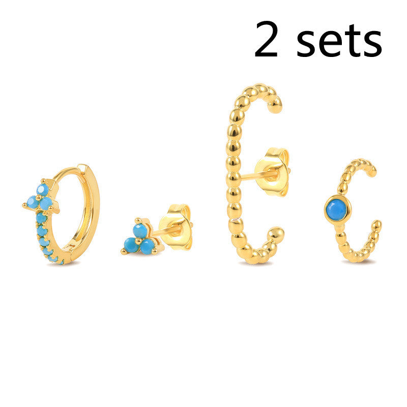 Earrings Ear Clips Bone Clip Set 4-piece Combination-Jewearrings