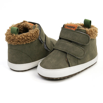 Fuzzy Velcro Kid Sneakers-Jewearrings