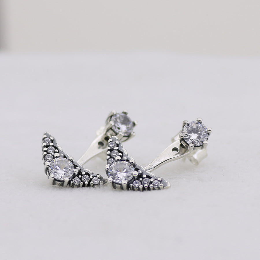 Women's Sterling Silver Earrings Small Minority Design Simple Fairy Tale-Jewearrings