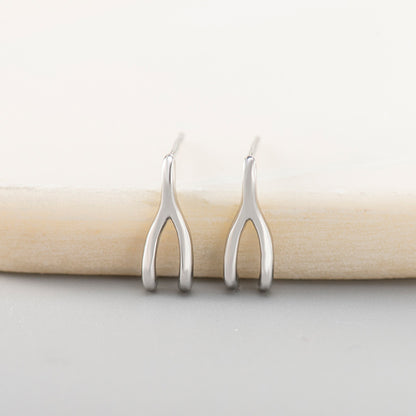 Simple And U-shaped Ear Acupuncture Temperament Silver Earrings-Jewearrings