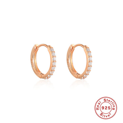 Women And Men Silver Earrings Hoops-Jewearrings