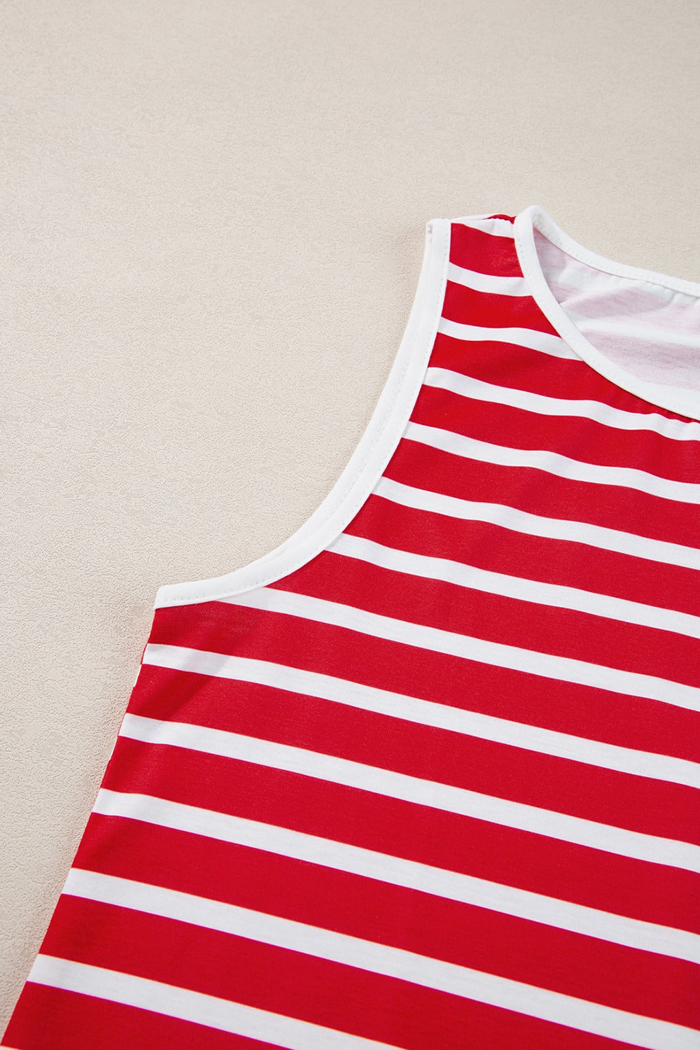 US Flag Round Neck Tank-Jewearrings