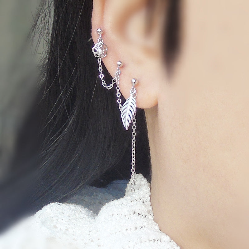 Design Earrings Whole Body S925 Silver Platinum Plated-Jewearrings