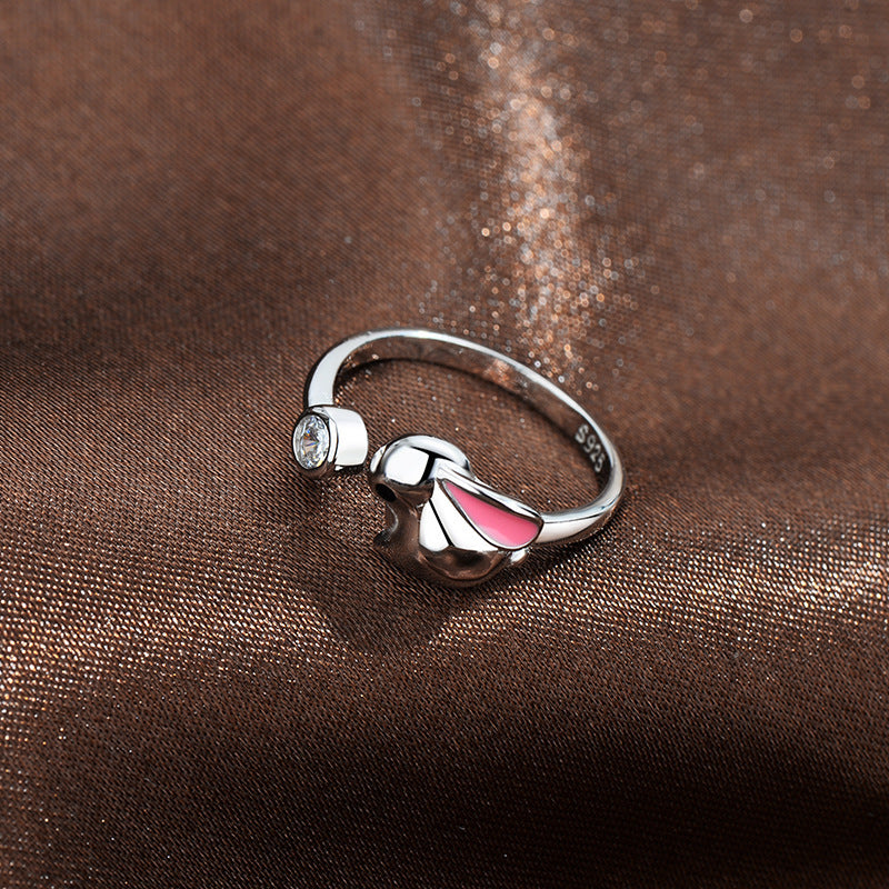 National Style Earrings Xiaomengtu S925 Sterling Silver Ring-Jewearrings