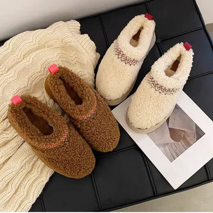 Braided Platform Slippers-Jewearrings