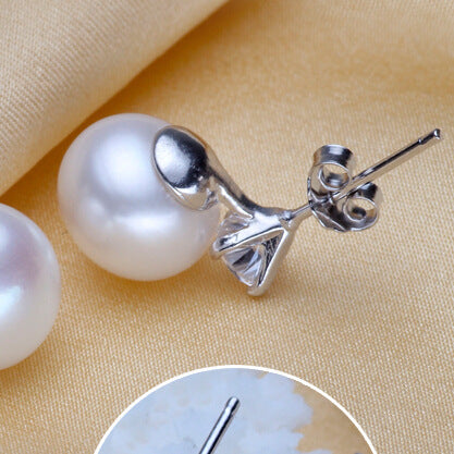 Princess Freshwater Pearl Ladies Earrings-Jewearrings