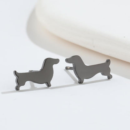 Cute Elf Animal Stud Earrings For Women Ins Style Personalized Earclip-Jewearrings