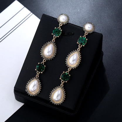 Jewelry Drop-shaped Pendant Stud Earrings-Jewearrings