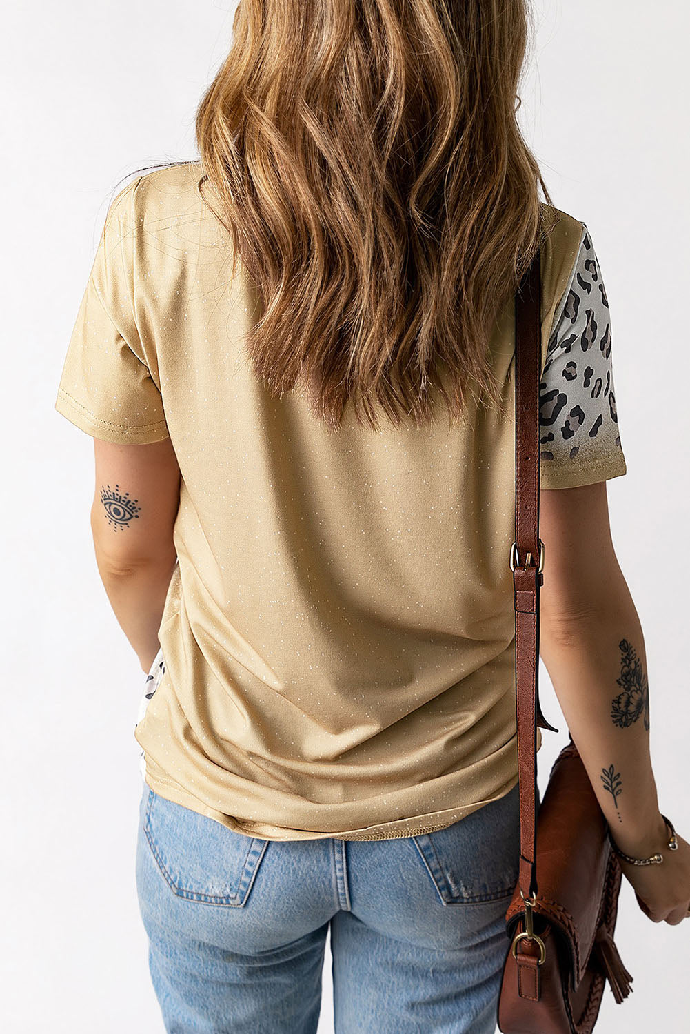 Easter Leopard Graphic Tee Shirt-Jewearrings