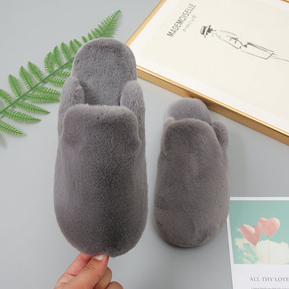 Faux Fur Slippers-Jewearrings