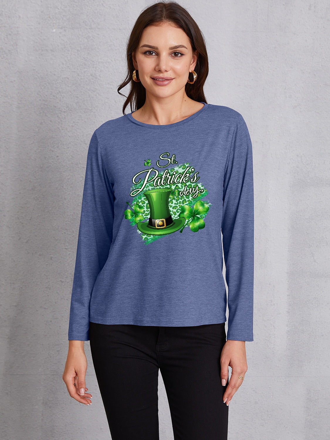 ST. PATRICK'S DAY Round Neck T-Shirt-Jewearrings