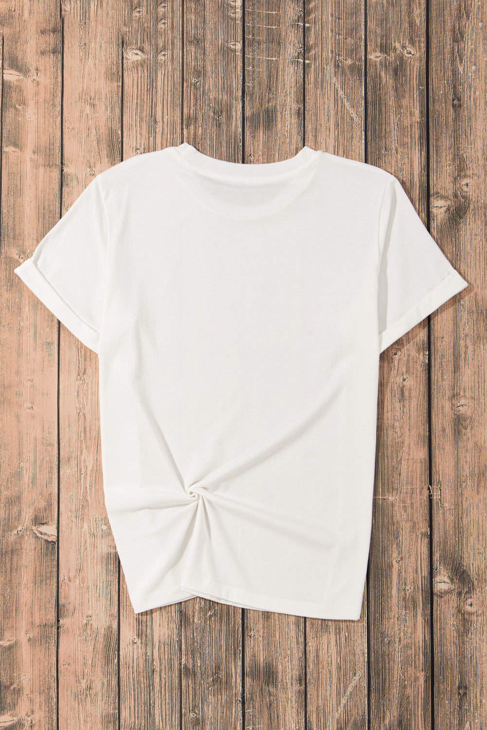 Star Round Neck Short Sleeve T-Shirt-Jewearrings