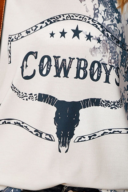 COWBOYS Graphic Tie-Dye Tee-Jewearrings