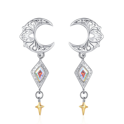 925 Sterling Silver Creative And Slightly Luxury High-grade Earrings-Jewearrings