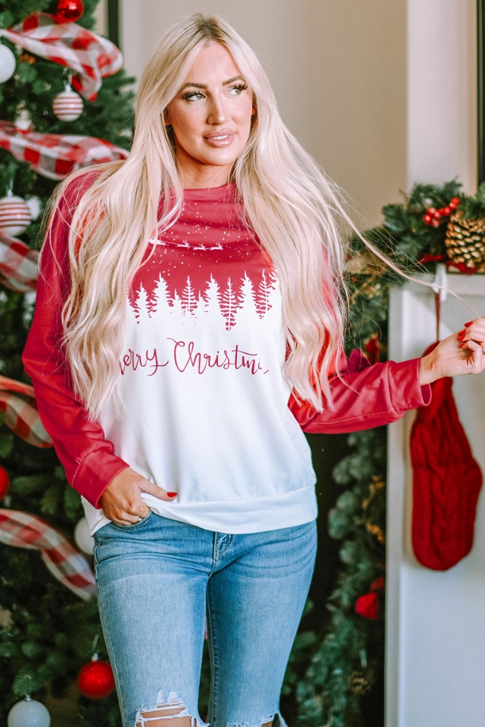 Christmas Element Long Sleeve Sweatshirt-Jewearrings