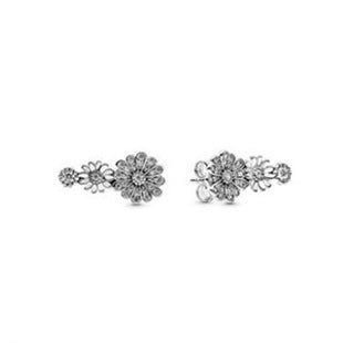 Daisy Flower Crown Everlasting Magnolia Female Stud Earrings-Jewearrings