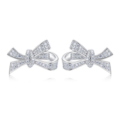 Bow Earrings Niche Design Fashion Personality Ear Stud-Jewearrings