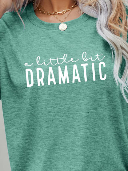 A LITTLE BIT DRAMATIC Graphic Tee-Jewearrings