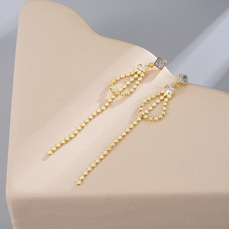 Temperament Female Gentle And Thin Natural Pearl Earrings-Jewearrings