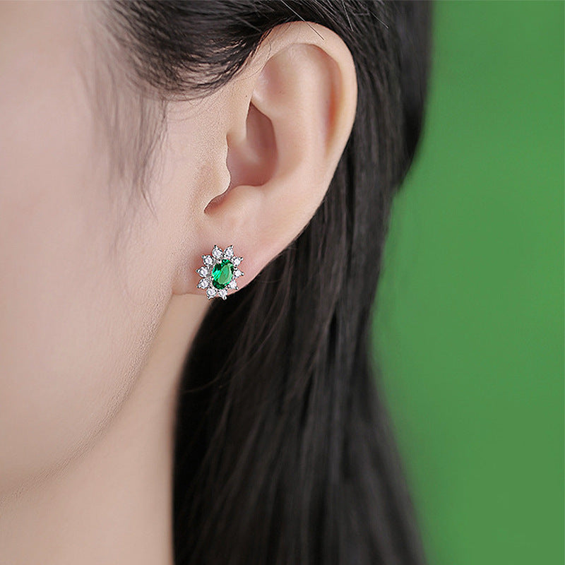 Women Minority Design Jewelry S925 Silver Stud Earrings-Jewearrings