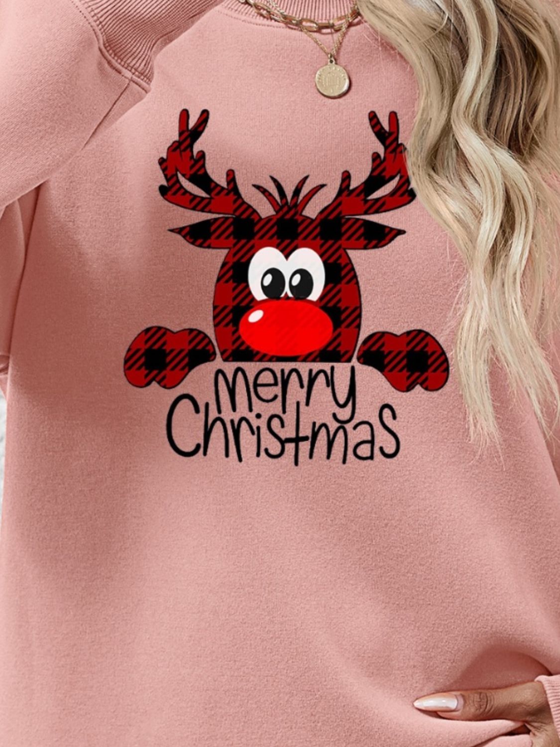 MERRY CHRISTMAS Graphic Sweatshirt-Jewearrings