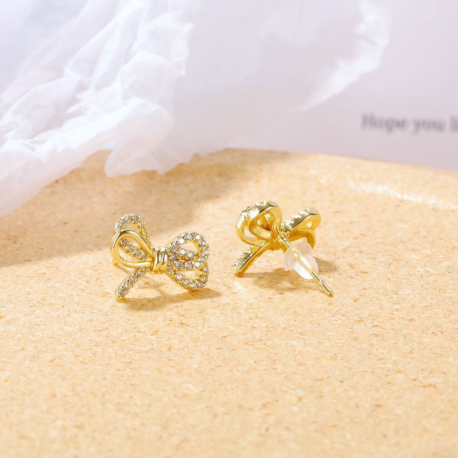 Fashion Simple And Versatile Bow Earrings-Jewearrings