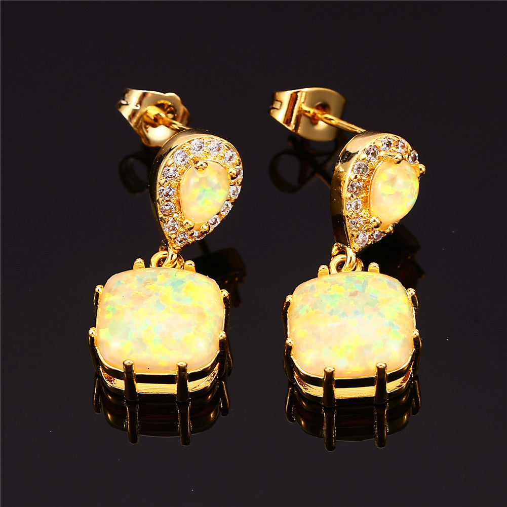 Light Luxury Gold Water Drop Earrings-Jewearrings