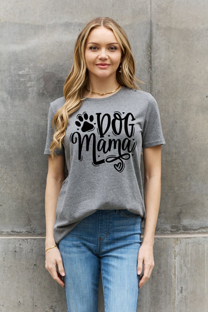 Simply Love Simply Love Full Size DOG MAMA Graphic Cotton T-Shirt-Jewearrings