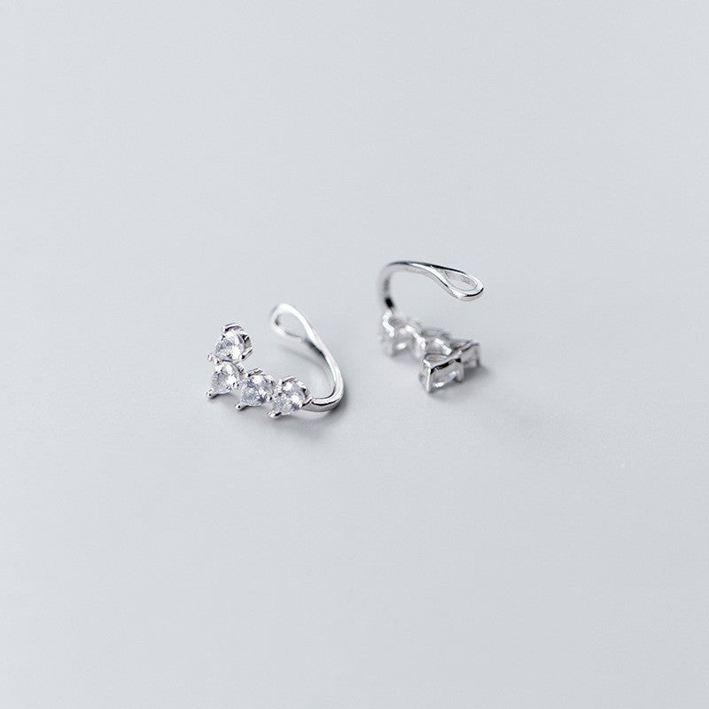 Diamond-shaped drop earrings-Jewearrings