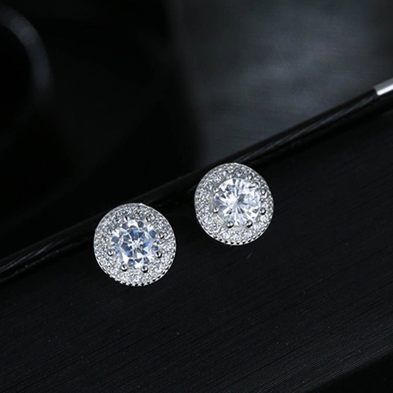 Diamond stud earrings-Jewearrings