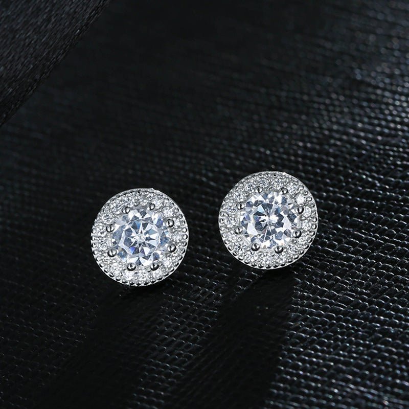 Diamond stud earrings-Jewearrings