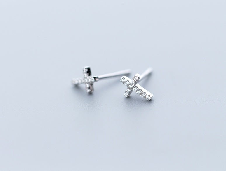 Diamond stud earrings-Jewearrings