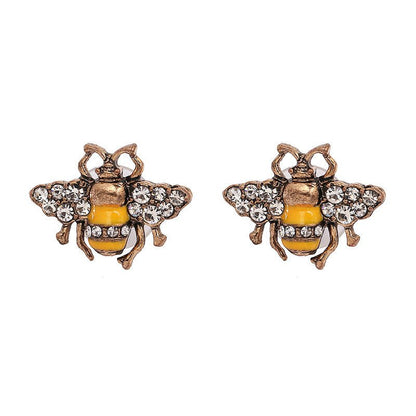 Diamond Stud Earrings Yiwu Accessory Alloy-Jewearrings