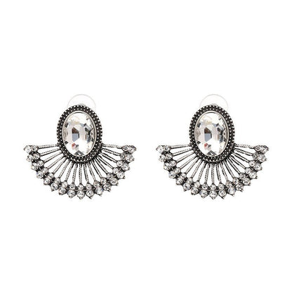 Diamond Stud Earrings Yiwu Accessory Alloy-Jewearrings