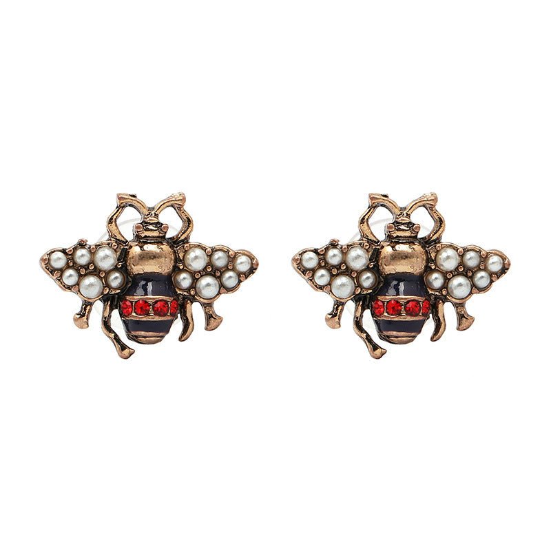 Diamond Stud Earrings Yiwu Accessory Alloy-Jewearrings