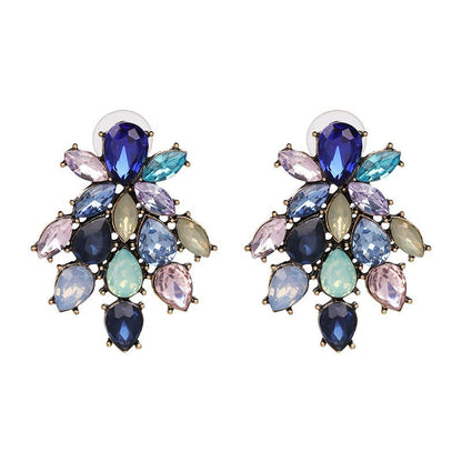 Diamond Stud Earrings Yiwu Accessory Alloy-Jewearrings