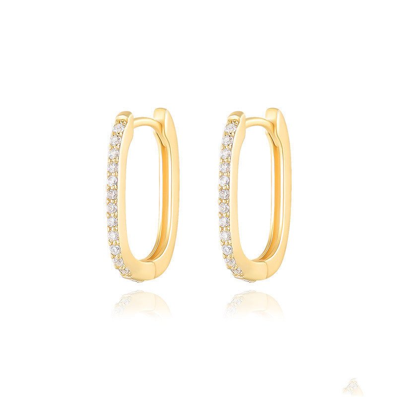 Diamond-studded Personality Trend Earrings-Jewearrings