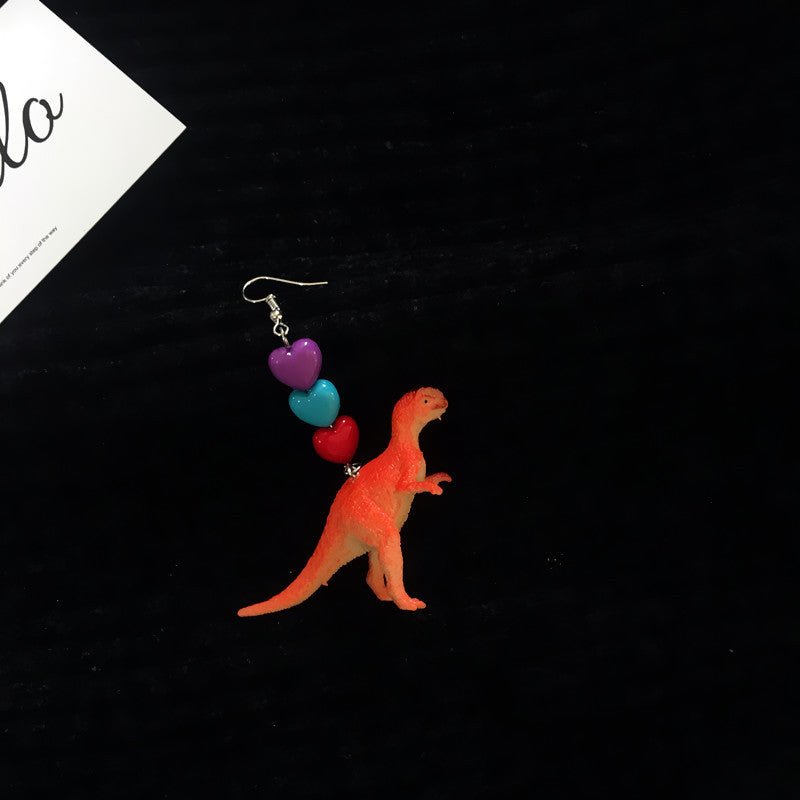 Dinosaur Earrings Beautiful Girl-Jewearrings