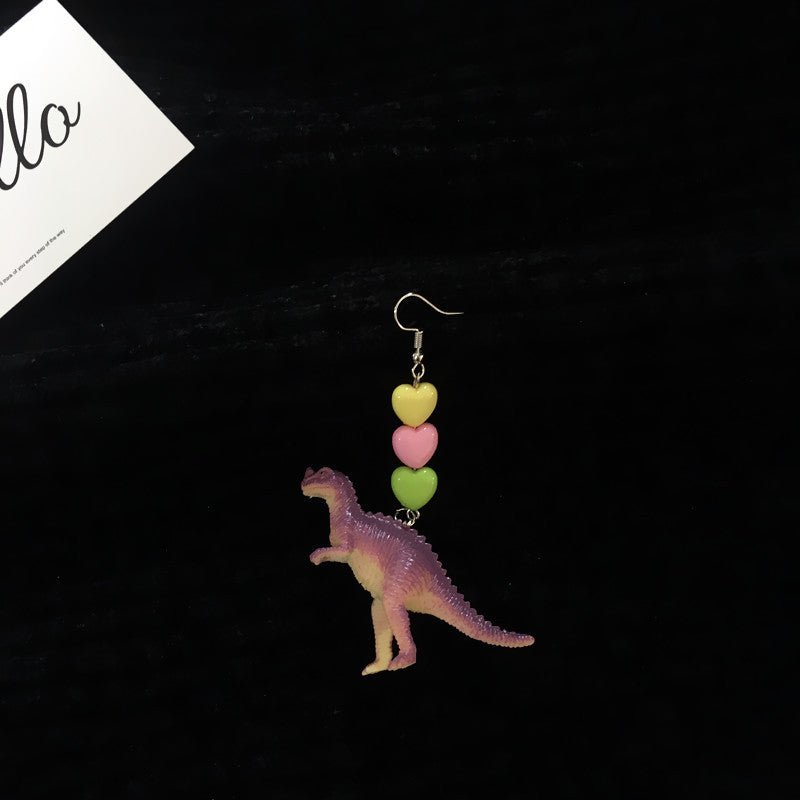 Dinosaur Earrings Beautiful Girl-Jewearrings