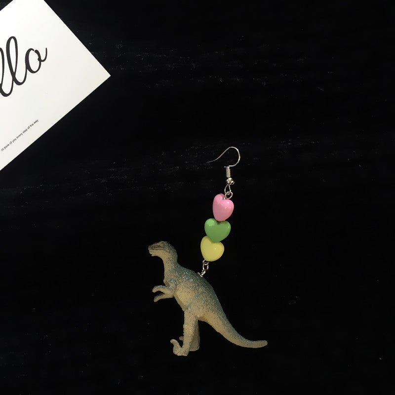 Dinosaur Earrings Beautiful Girl-Jewearrings