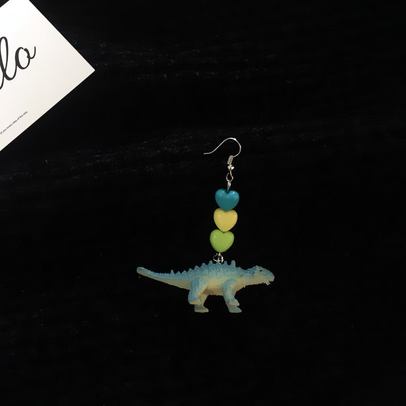 Dinosaur Earrings Beautiful Girl-Jewearrings